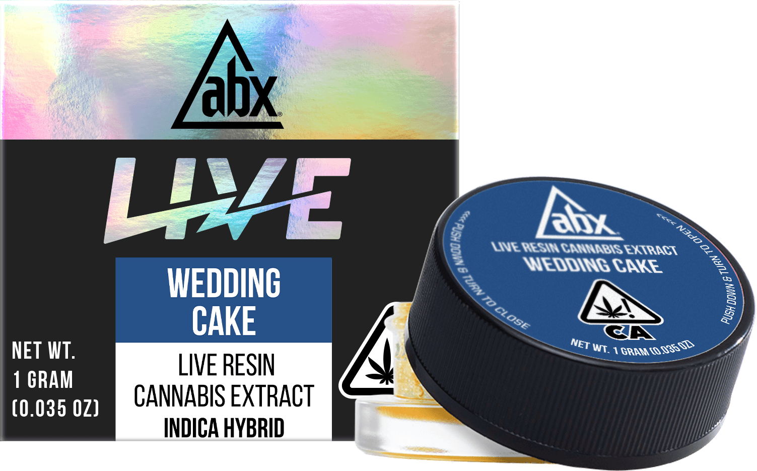 ABX Live Resin Concentrate Wedding Cake